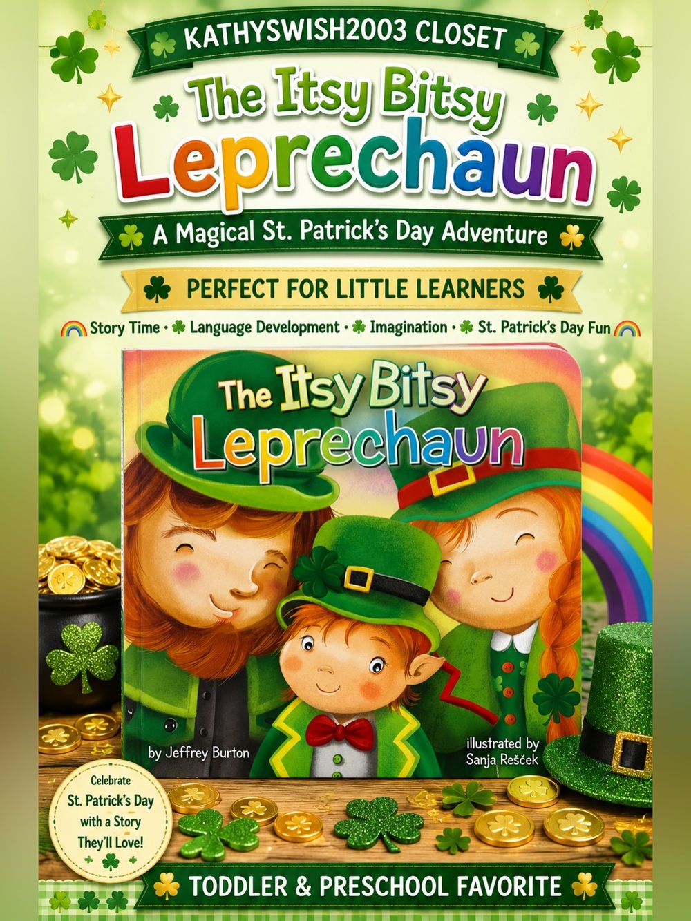 The Itsy Bitsy Leprechaun by Jeffrey Burton
